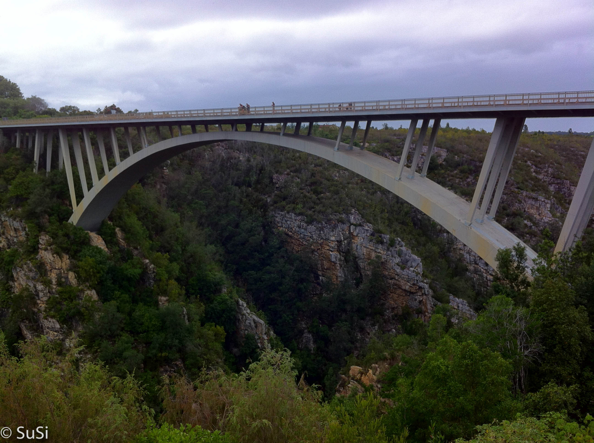 200 m Bungee Jump von der Bloukrain Bridge