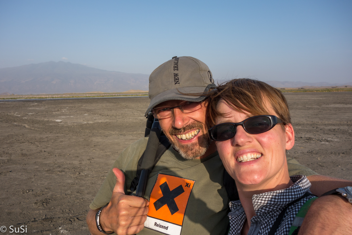 Stephan & ich am Lake Natron